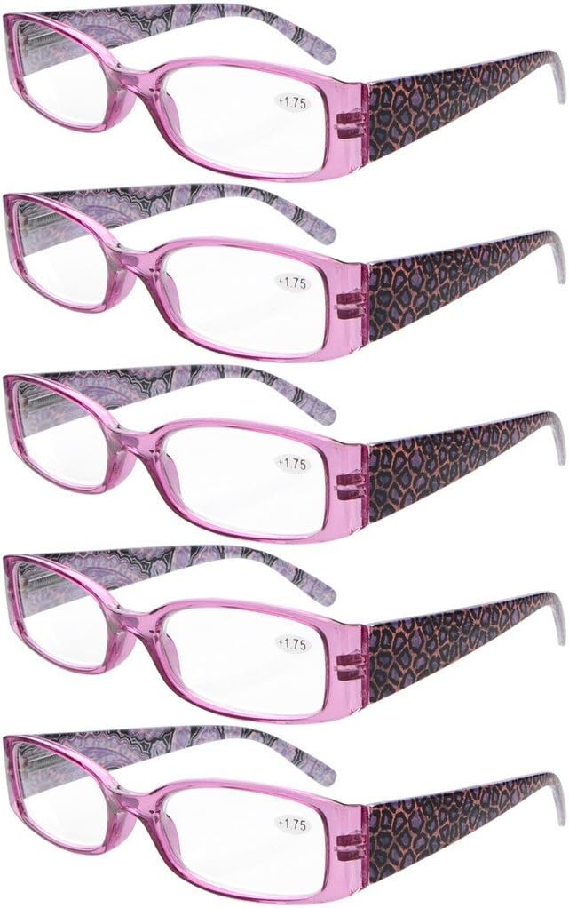 Eyekepper 5 Pairs Reading Glasses for Women Reading Inlcude Reader Sunglasses