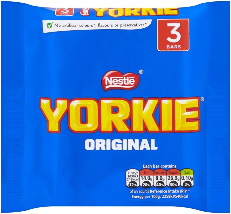 Yorkie Nestle Yorkie Original Chocolate Bar Yorkie Nestle Yorkie