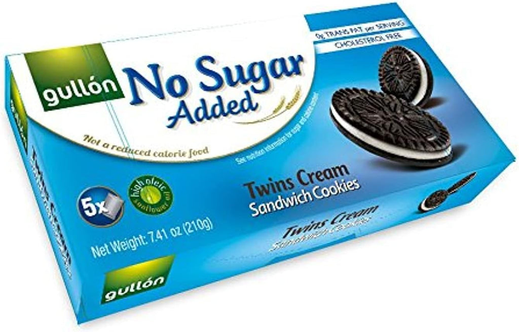 Gullon No Sugar Added Twins Creme Sandwich Cookies (210g)