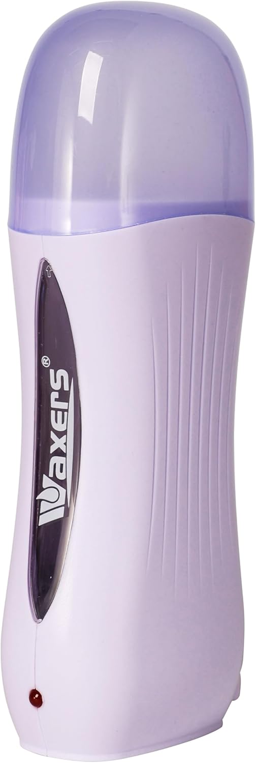 Roll on Wax Warmer Wax Roller Warmer Depilatory Heater For Most Brands of Roll-on Waxing Cartridge 40W Inner Size 2.3 x 5.4cm Purple