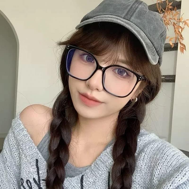 Blue Light Blocking Reading Glasses Oversized Computer Readers Fatigue Relieve Flat Light Mirror Presbyopic Glasses