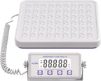 Medical Scale, 440LBS Heavy Duty Scale for Body Weigh, Wrestling, Hospitale, Multifunction Button, LCD Display, with Manual and Adapter