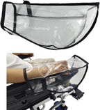 Power Wheelchair Joystick Cover，Fully Transparent Windproof and Rainproof，Extra Large Universal Fit (10"x14"x7"x6) with Adjustable Strap Closure for Power Wheelchairs