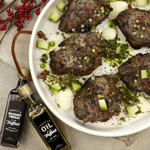 The Truffleist Oil Sampler Set – Mini Truffle Infused Oil, Balsamic Vinegar & Sunflower Oil Variety Pack, 3 x 2 fl oz Bottles