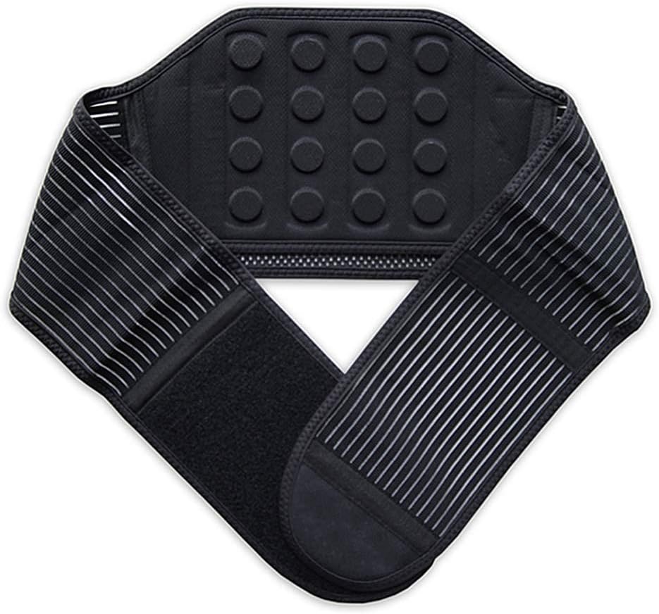 17 Magnets Lumbar Brace Belt - Magnetic Lower Back Support Pain Relief Back Spasms, Sciatica, Slipped Disc, Hernia, for Men and Women (Size : XL)