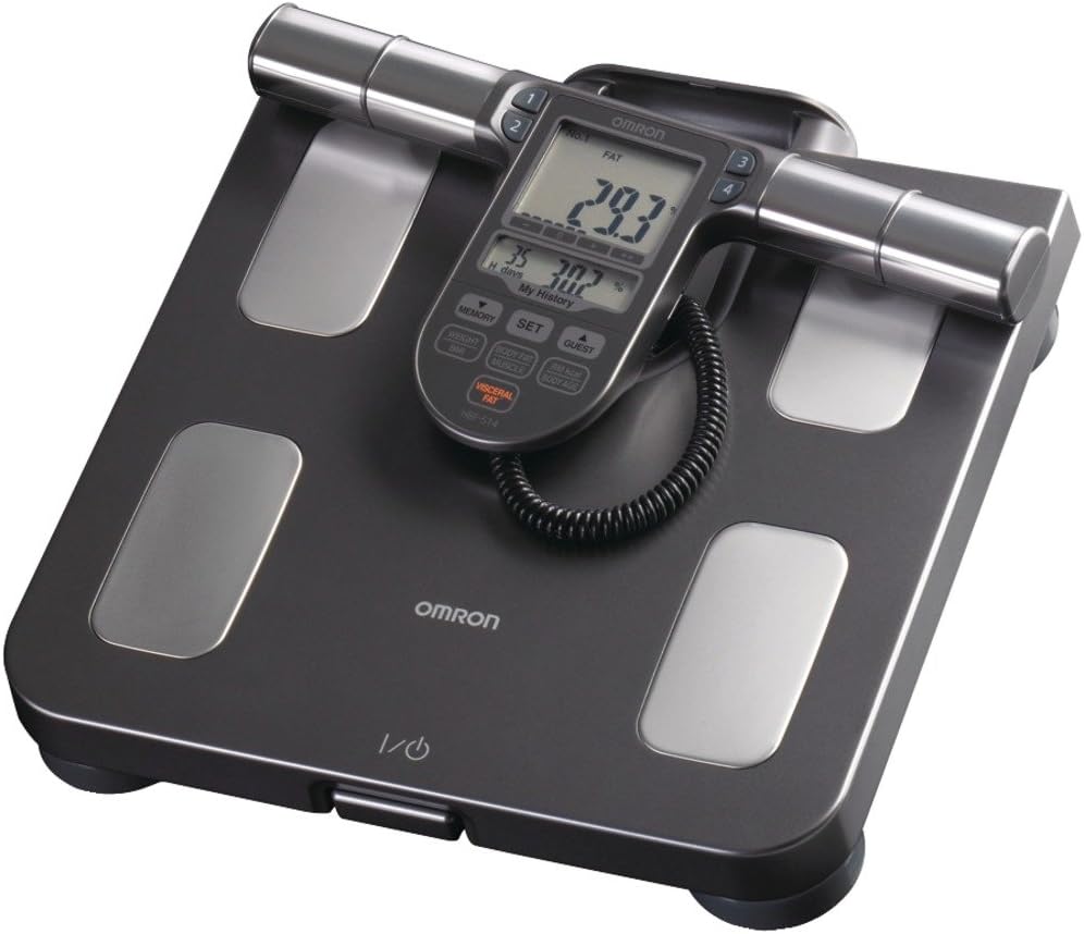 OMRON Body Composition Monitor & Scale – Track Skeletal Muscle Mass Loss/Gain, Weight (up to 330 pounds), Visceral Fat, BMI and More (Non-Bluetooth)