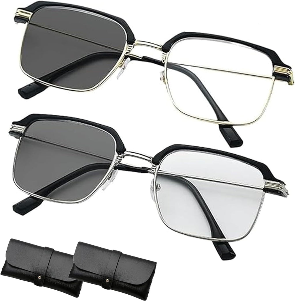 High-Definition Eye Protection Blue Light Filter Intelligent Zoom, Auto Focus Glasses Self Adjusting for Men Women