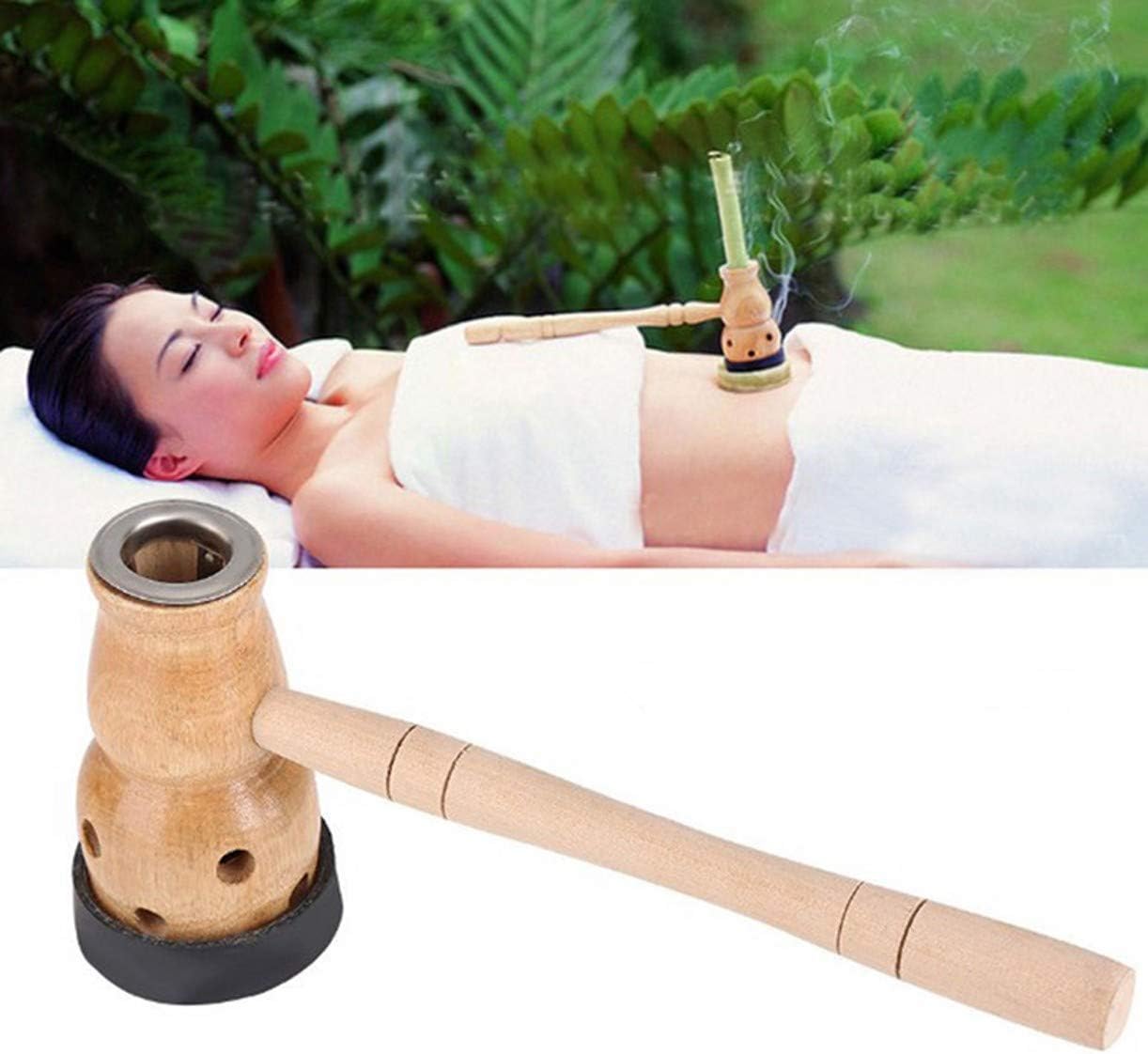Moxa Stick Burner Holder Moxa Strips Mugwort Moxibustion Box Burner Tool Wormwood Artemisia 艾灸条支架器盒 (Moxa Stick Burner Holder)…