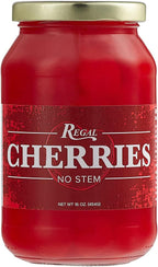 Regal 16 oz. Red Maraschino Cherries without Stems