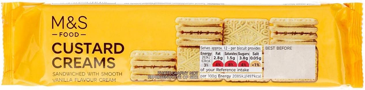 M & S Custard Creams 150g - Pack of 6