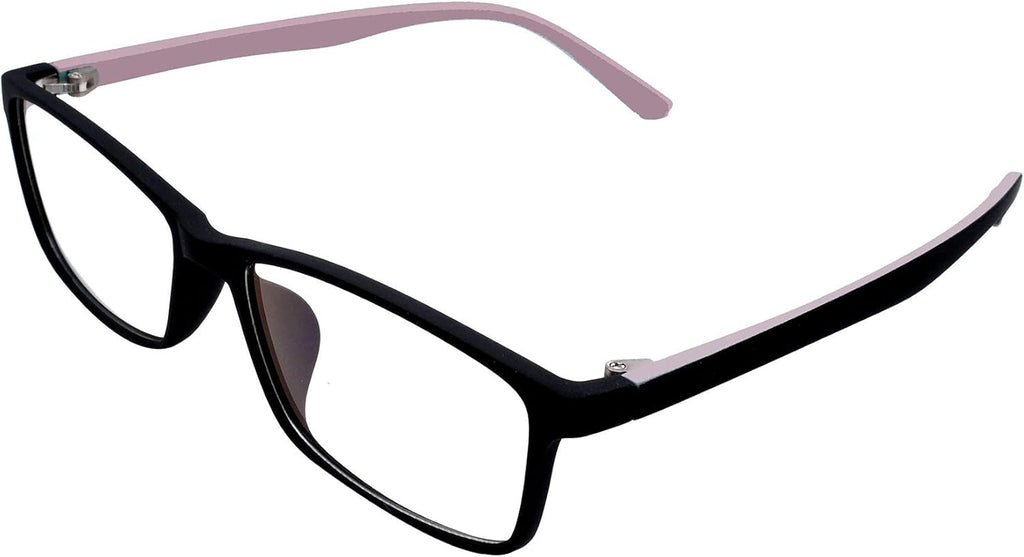 +3.25 Pink Computer Reading Glasses Readers Spectacles Eyeglasses Mens Womens Student Eyewear