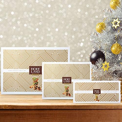 Anabtawi Middle Eastern Sweets - 50-Piece Assorted Baklava, Pistachio and Almond Pastry - Traditional Arabic Baklava Gift Box - No Preservatives, No Additives - Gourmet Baklava Pastry Boxes - 400g