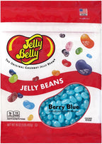 Jelly Belly Berry Blue Jelly Beans - 1 Pound (16 Ounces) Resealable Bag - Genuine, Official, Straight from the Source