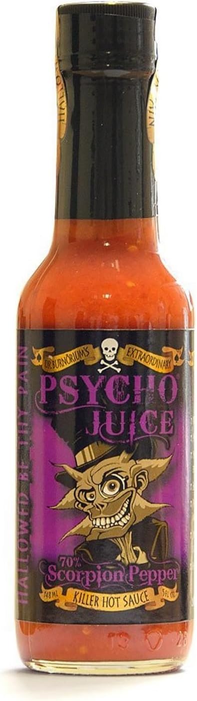 Psycho Juice Hot Chili Sauce 70% Scorpion Pepper
