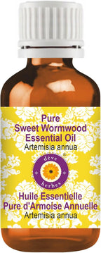 dève herbes Sweet Wormwood Essential Oil (Artemisia annua) Pure | Non-Sticky | Non-Greasy | Lightweight | Men & Women | All Skin Types | Steam Distilled 15ml (0.5 oz)