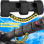 4 x Roll Bar Grab Handles Grip Handle for Jeep Wrangler JK JKU JL JLU TJ YJ Sports Sahara Freedom Rubicon Unlimited Gladiator JT 1955-2023 UTV ATV Premium 550 Paracord Interior Accessories (Yellow)