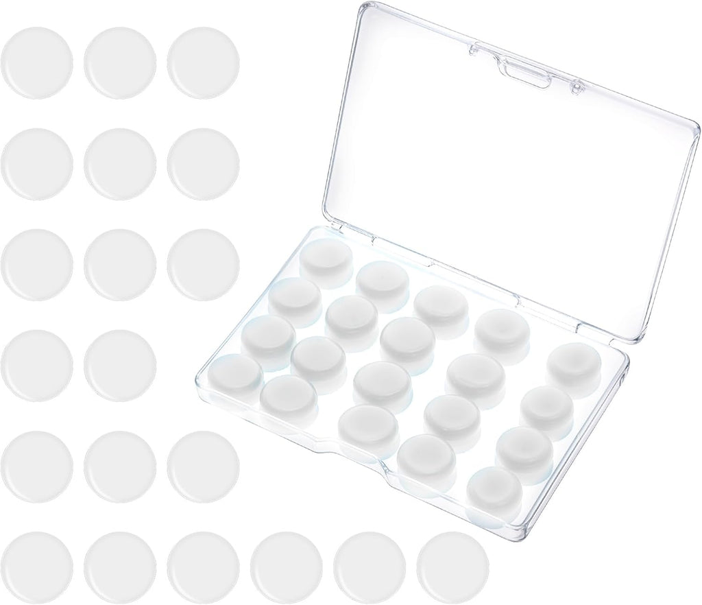 20 Pcs Silicone Ear Plugs for Sleeping, Soft Moldable Silicone Earplugs for Sleep, Noise Cancelling Reduction Earplugs for Swimming, Travel, Snoring, Concerts, Airplane, Motorcycle, Musicians