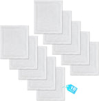 10 Pack Replacement Pads Compatible with Baseboard Buddy Cleaner Tool - Microfiber Reusable Cleaning Pads for Wet & Dry Use (Cleaner Tool NOT Included)