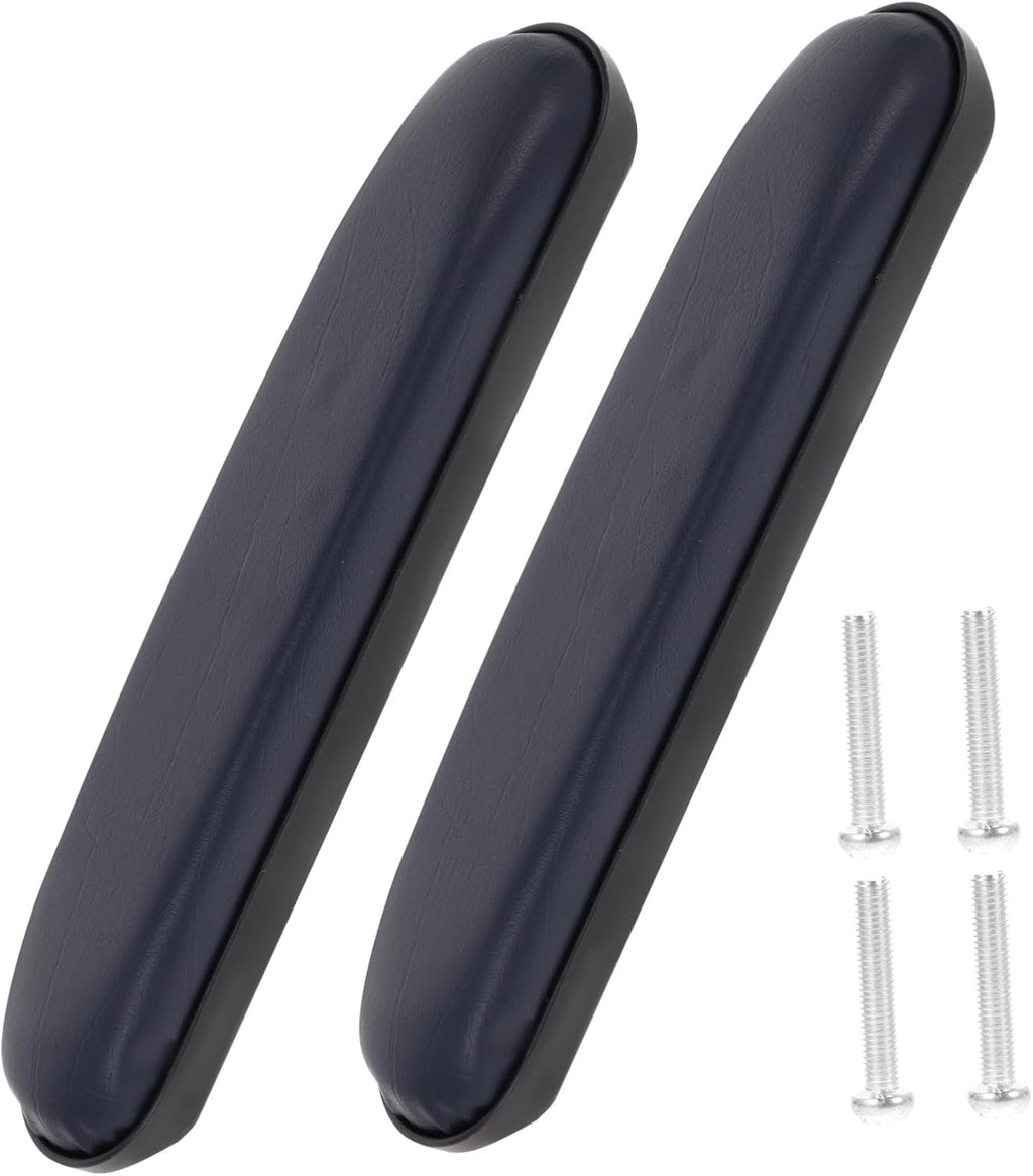 2pcs Blue PVC Sponge Armrest Cushion for Wheelchairs Fit Comfortable Elbow Support Easy to Install Patient Care Accessories