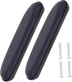 2pcs Blue PVC Sponge Armrest Cushion for Wheelchairs Fit Comfortable Elbow Support Easy to Install Patient Care Accessories