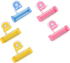 NOLITOY 5pcs Toothpaste Dispenser Squeezer Compact Toothpaste Extruder Hook Efficient Tube Roller for Creams and Reduces Waste Bathroom Use Random Color