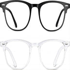 2 Pack Blue Light Blocking Glasses for Women Men,Anti Eyestrain & UV Glare Computer Reading/Gaming/TV/Phones Glasses