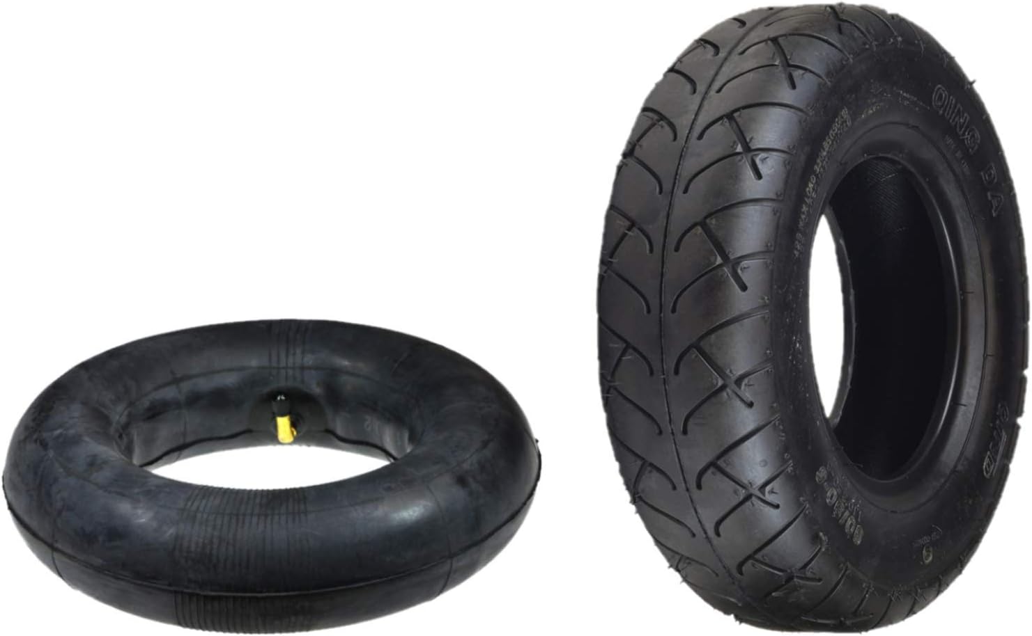 AlveyTech 4.10/3.50-6 (300/70-6 Alternative) Tire and Inner Tube Set - Replacement Fits the ActiveCare Medical Prowler 3310, 3410, Afikim Afiscooter C3 and S4 Mobility Scooter/Go-Kart and Hand Truck