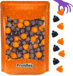 Fruidles Halloween JuJu Jelly Pumpkins, Delicious Gummy Candy, Gluten-Free, Fun and Festive Holiday Snacking, Party Favor (Half-Pound
