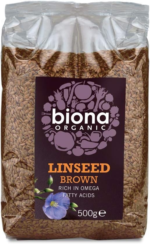 Biona Organic Linseed Brown 500g - Pack of 6