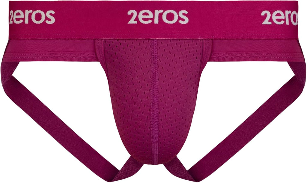 2eros - Mens Underwear - Aktiv NRG Jockstrap Fuchsia