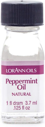 LorAnn Peppermint Oil SS Natural Flavor, 1 dram bottle (.0125 fl oz - 3.7ml - 1 teaspoon)