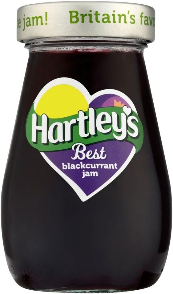 Hartleys Best Blackcurrant Jam - 340g - Pack of 2 (340g x 2)