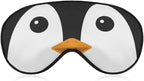 Cute Penguin Face Sleeping Mask Animal Head Sleep Eye Mask Blindfold with Adjustable Strap Soft Eye Mask Sleep for Blocking Out Lights