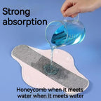 Reusable Cloth Period Pads for Women - 9 Pack Heavy Flow Absorbent with Leak-Proof Layer, Washable Menstrual Pads with Wings, Soft Breathable Cotton Liners for Day & Night Use (Multicolor)