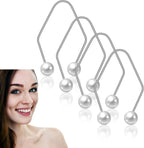 Vodolo Dimple Maker for Cheeks,4 PCS Dimple Maker for Face,White