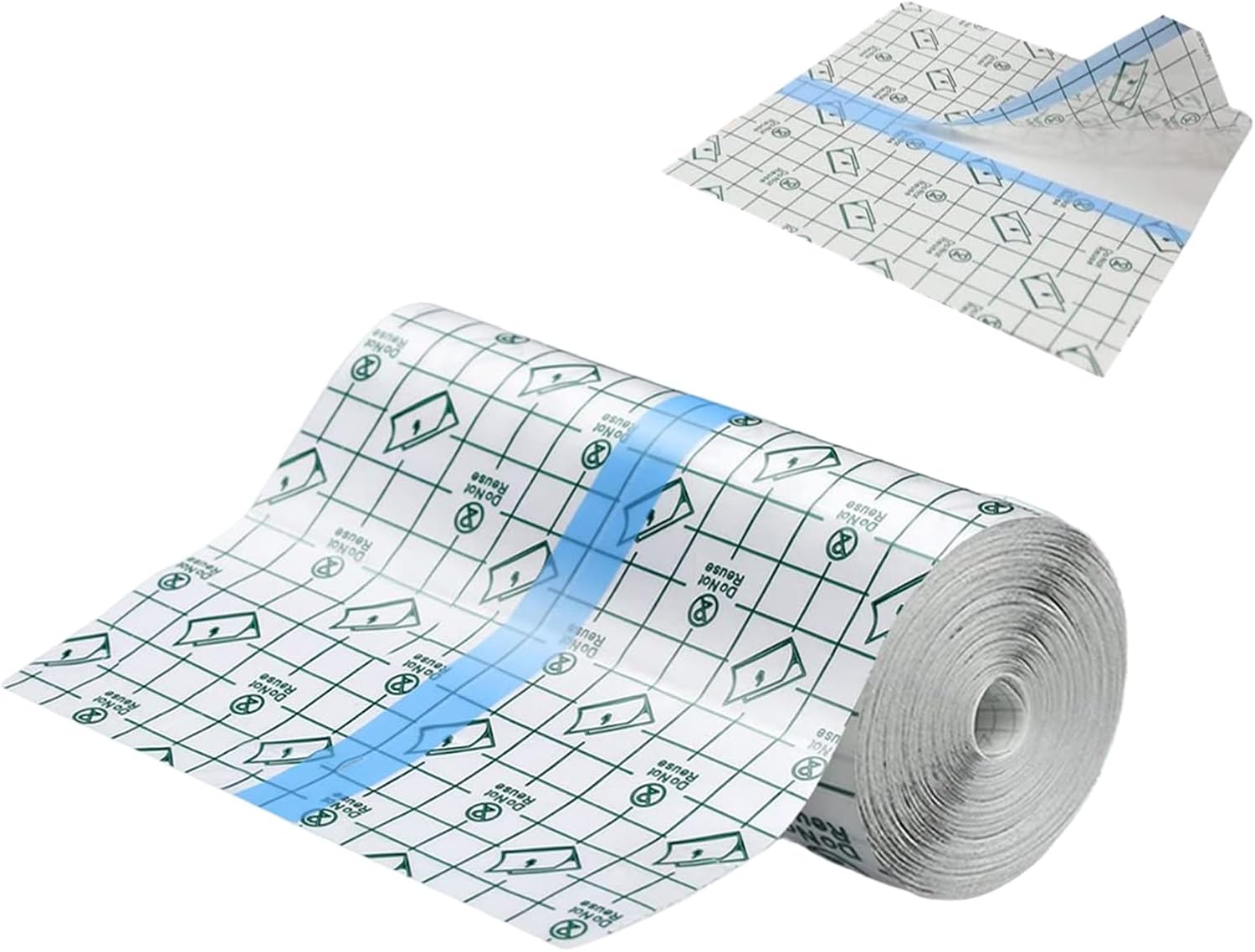 Tattoo Aftercare Waterproof Adhesive Bandage, Second Skin Healing Protective Bandages Transparent Stretch Wound Dressing Tape,Tattoo Bandage Clear Adhesive (15cm*10m)