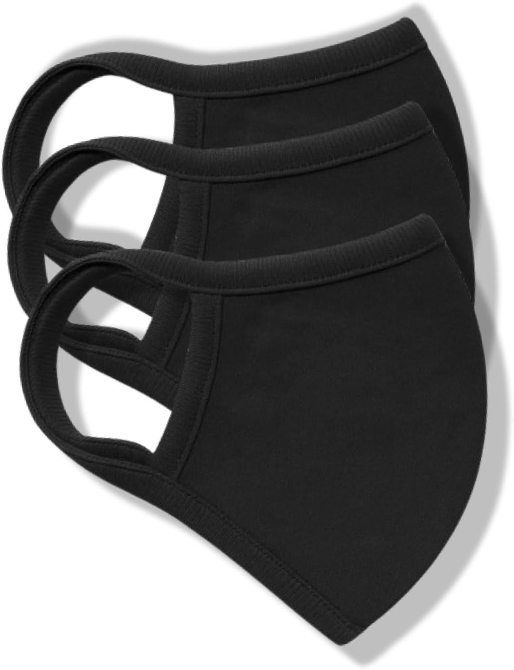 Cotton Face Masks - Made of Premium Organic Cotton, Reusable Washable Soft Cloth Face Masks 3/6 Pk