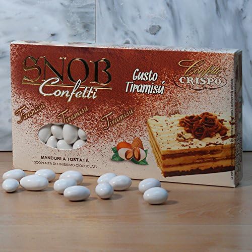 Crispo "Snob" Tiramisu Flavored Almond 500GM From Italy