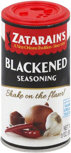 Zatarains Blackened Seasoning - 3 oz. shaker can, 12 per case