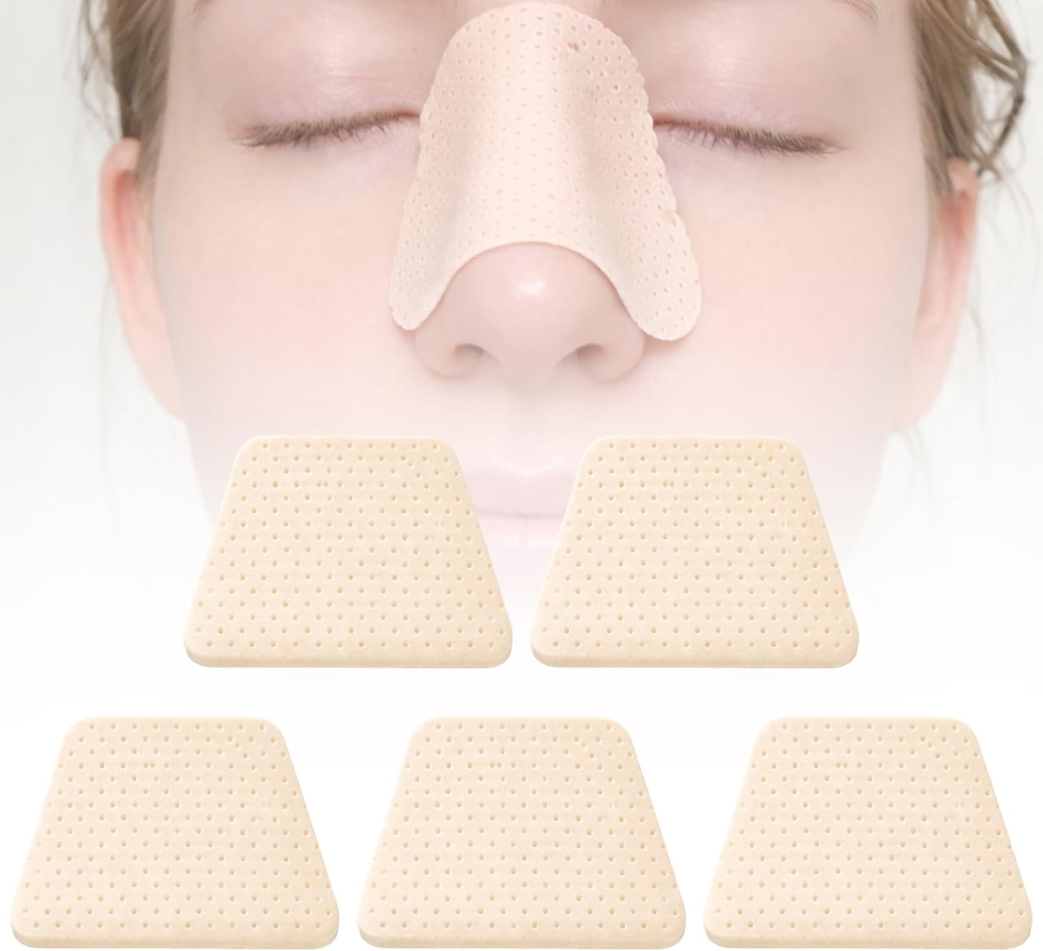 Thermoplastic Nasal Splints - Nose External Support Protector for Nose Brace Fracture, Rhinoplasty Septoplasty Surgery, ENT, Orthopedic Immobilization,5 PCS (M)