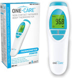 ONE-CARE Infrared Thermometer HTD8818A - Non-Contact, Homedics Thermometer, High Accuracy, Fast Reading, Body & Room Temp, Newborn Baby to Adult, Fever Alarm, Large Display
