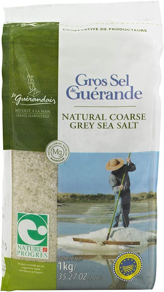 Le Guerandais Coarse Sea Salt In Bag 1 Kg (Pack of 3)