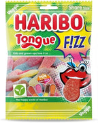 Haribo Tongue F!ZZ I Sour Fruit and Cola flavored Gummy Candy I 185g 6.5 ounce