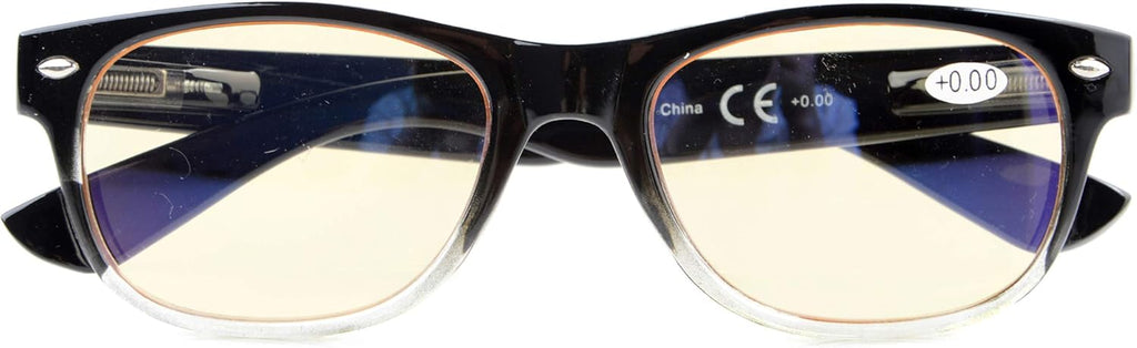 Blue Light Filter UV Protection Classic Eyeglasses Computer Reading Glasses