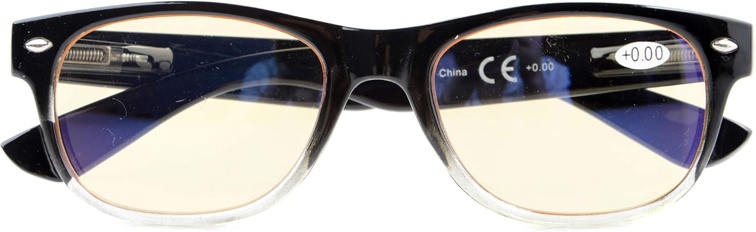 Blue Light Filter UV Protection Classic Eyeglasses Computer Reading Glasses