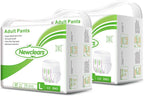 Newclears Incontinence Underwear for Women Men, Disposable Adult Diapers Absorbent Pull Ups Maximum Absorbency for Disability Postnatal Patient Bedridden Care, 10 Count/Pack (Large - 20 Count)