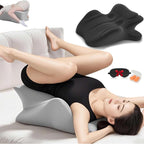 27 Degree Couples Pillow for Couples Sweet Spot Intimacy Pillows, Maintains Perfect 28 Angle Every Time, Firm Foam that Won?t Shift, Waterproof & Washable Cover (Black)