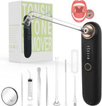 Voraiya Tonsil Stone Removal Vacuum Kit with 5 Mode Suction, 10 in 1 Electronic, Oral Irrigator, Tongue Scraper, Oral lamp & 5X Magnifying Mirror Included for Fresh Breath