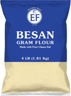 Eastern Feast - Besan, Fine Gram Flour, 4 LBS (1.81 kg) | Made with 100% Pure Chana Dal (Yellow Split Chickpea) | Gluten-Free, All-Natural, Non-GMO