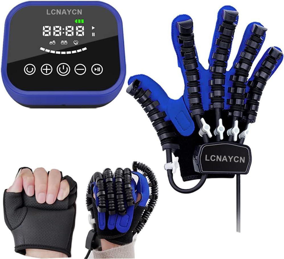 Rehabilitation Robot Glove,Rehabilitation Trainer Robot Gloves,Hand Recovery Equipment,Hand Rehabilitation Gloves(Right Hand-L)